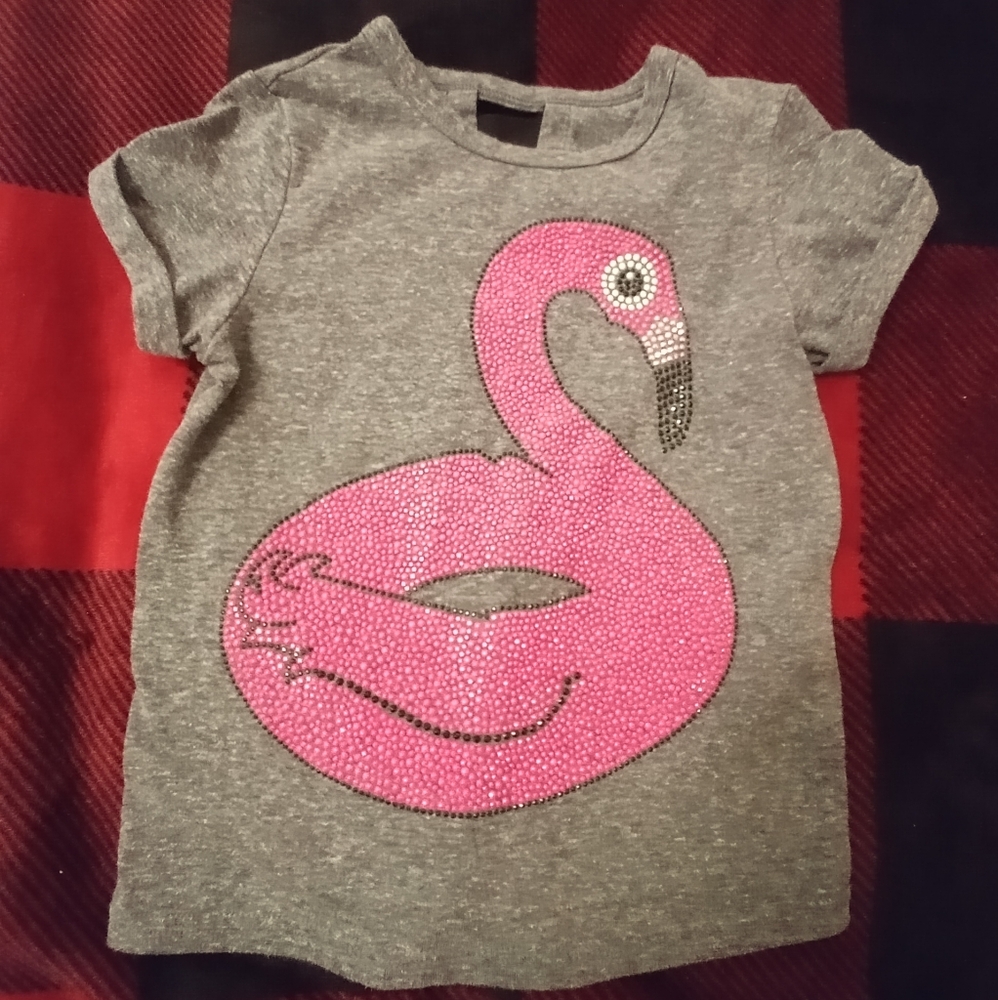 Super Soft By Butter Kids Flamingo Shirt